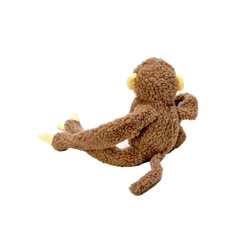 Brinquedo Macaco Pelúcia Marrom para Cães